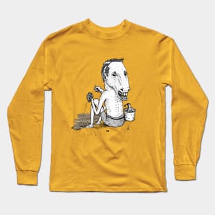 Horse head fisherman Long Sleeve T-Shirt